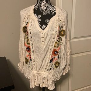 Free People Lace Blouse